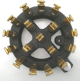 iPro Kitchenware 8 Inch High-Powered Duck Tip Jet Burners (Propane Gas) (18 Brass Tip Jets Burners) (125,000 Btu)