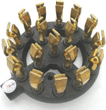 iPro Kitchenware 8 Inch High-Powered Duck Tip Jet Burners (Propane Gas) (18 Brass Tip Jets Burners) (125,000 Btu)