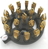 iPro Kitchenware 8 Inch High-Powered Duck Tip Jet Burners (Propane Gas) (18 Brass Tip Jets Burners) (125,000 Btu)