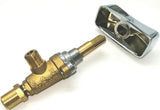 Burner Gas Valve With Knob (Ring Burner Gas Valve 1/8" NPT Inlet) (Natural Gas)
