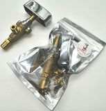 Burner Gas Valve With Knob (Ring Burner Gas Valve 1/8" NPT Inlet) (Natural Gas)