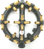 9 Inch High-powere 23 Jets Burners (Propane Gas) (23 Brass Tip Jets Burners) (100,000 BTU)
