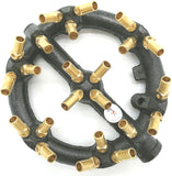 9 Inch High-powere 23 Jets Burners (Propane Gas) (23 Brass Tip Jets Burners) (100,000 BTU)