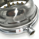 9 Inch High-powered Jet Burners With Lip (Natural Gas) (20 Brass Tip Jets Burners) (120,000 Btu)