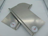 A Set Of Deep Fryer Splash Guard 3/4" Insert Channel (Stainless Steel)