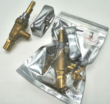 Burner Gas Valve With Knob (Ring Burner Gas Valve 1/8" NPT Inlet) (Natural Gas)