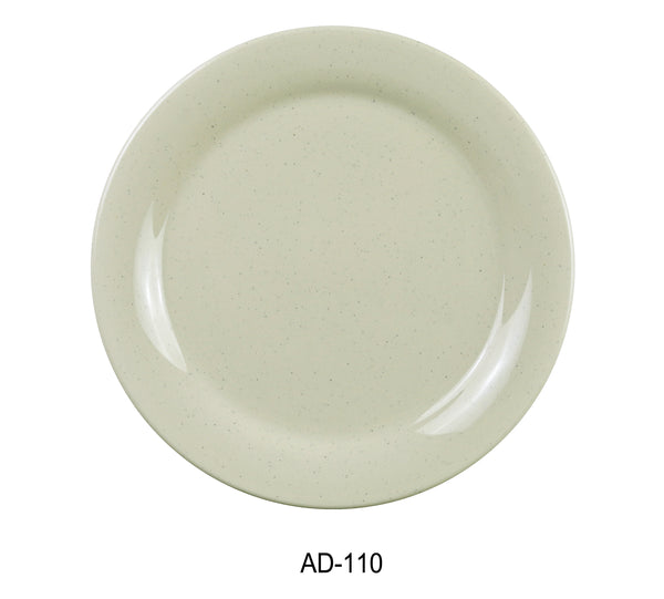 Yanco AD-110 10-Inch Ardis Melamine Round Dinner Plate *(24 Piece of Case)