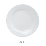 Yanco AC-9 9-1/2" Buffet . Lunch Plate *(24 Piece of Case)