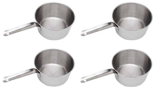 1-1/2 qt Stainless Steel Saucepan w/ Solid Stainless Steel Riveted Handle / Pack of 4