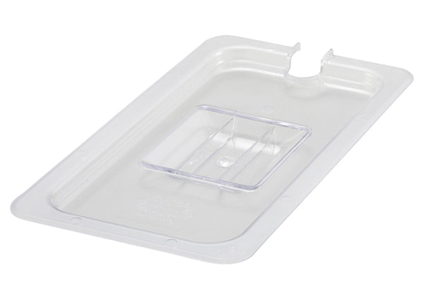 Third Size Polycarbonate Food Pan Cover - Slotted