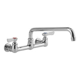 Krowne Silver Series 12-812L 壁掛式水龍頭，附 1.8 GPM 起泡器，12 吋擺動式出水嘴