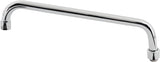 14 Inch Swivel Spout Replacement Kit for Commercial Kitchen Sink Faucet 1.8 GPM Stainless Steel Swivel Swing Add-on Nozzle