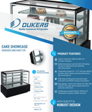 DDM48R - Straight Glass 48" Cake Showcase