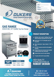 DCR24-GM 24″ Gas Range with 24″ Griddle