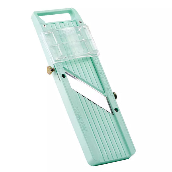 Japanese Mandoline Slicer w/ (3) Slice Settings - 12 1/4" x 3 1/2", Green