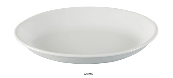 Yanco AC-215 15 1/2" x 11" x 2" Oval Deep Platter *(12 Piece of Case)