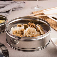 8-3/4" Stainless Steel Dim Sum Steamer