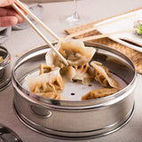 8-3/4" Stainless Steel Dim Sum Steamer