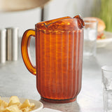 Commercial Plastic Pitcher / 72 oz / Color: Amber (12 Qty Of Package)