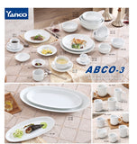 Yanco AC-14 13" x 8-1/2" Oval Platter *(12 Piece of Case)