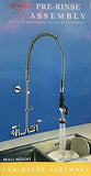 Wall Mount Pre-Rinse Assembly with 8 Inch Centers