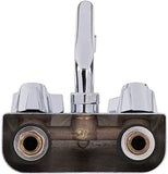 Wall Mount Bar Sink Faucet with 4" Centers and 8" Swing Spout