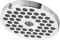 #12 Stainless Steel Meat Grinder Plate (1/4 Inches / 6mm Hole)