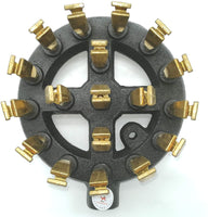 iPro Kitchenware 8 Inch High-Powered Duck Tip Jet Burners (Propane Gas) (18 Brass Tip Jets Burners) (125,000 Btu)