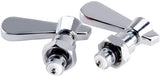 Faucet Repair Kit with Handles and Stems for Wall Mount Faucets