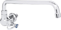 Wall Mount Chinese Range Wok Faucet 12 Inches Swing Spout