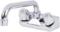 Wall Mount Bar Sink Faucet with 4" Centers and 8" Swing Spout