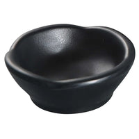 Yanco BP-0003 2 1/2 oz Melamine Sauce Dish, Black *(72 Piece of Case)