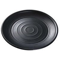 Yanco BP-1011 10 1/2" Melamine Round Plate, Black *(24 Piece of Case)