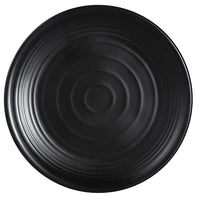 Yanco BP-1012 12" Melamine Round Plate, Black *(12 Piece of Case)
