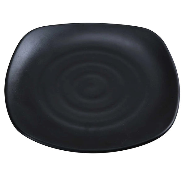 Yanco BP-1112 12" Melamine Plate, Black *(12 Piece of Case)
