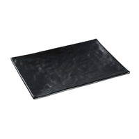 Yanco BP-2016 Melamine Plate - 16" x 10 1/4", Black *(12 Piece of Case)