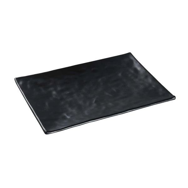 Yanco BP-2014 Melamine Plate - 14" x 9", Black *(12 Piece of Case)