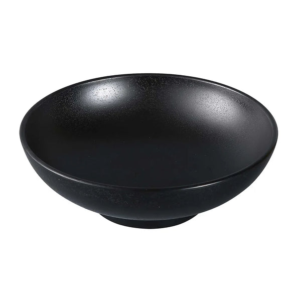 Yanco BP-3009 48 oz Melamine Noodle Bowl, Black *(24 Piece of Case)