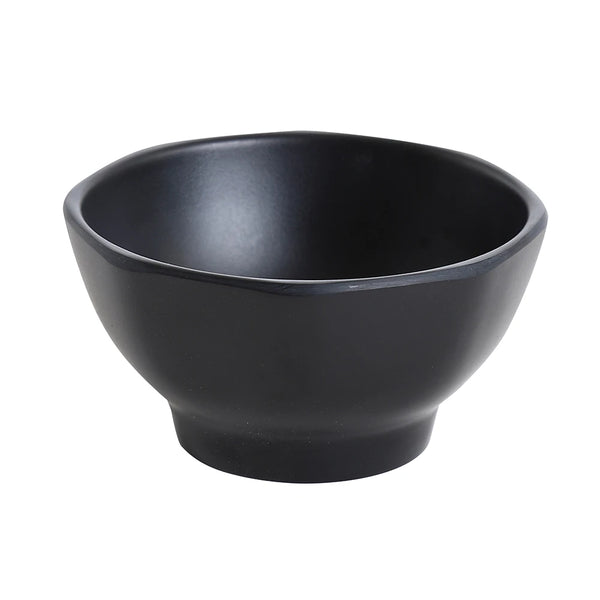 Yanco BP-3104 10 oz Melamine Miso Soup Bowl, Black *(48 Piece of Case)