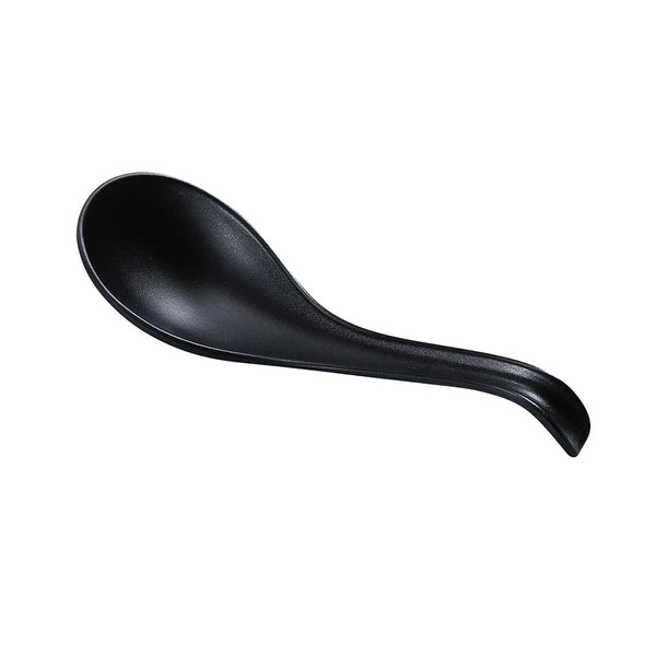 Yanco BP-7002 6 3/4" Melamine Spoon, Black *(72 Piece of Case)