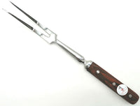 14 Inches Forged Full Tang Carving Fork with Wood Handle (Mfg: iPro Kitchenware)