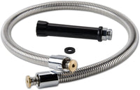 44" Stainless Steel Low Lead Flex Hose and Grip for Pre Rinse Faucets
