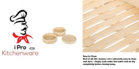 12" Bamboo Steamer Set (Includes 2 Steamers & 1 Cover) iPro Kitchenware