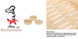 12" Bamboo Steamer Set (Includes 2 Steamers & 1 Cover) iPro Kitchenware
