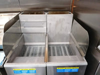 A Set Of Deep Fryer Splash Guard 1/2" Insert Channel (Stainless Steel)