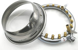 9 Inch High-powered Jet Burners With Lip (Propane Gas) (20 Brass Tip Jets Burners) (120,000 Btu)
