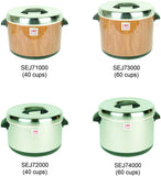 Thunder Group SEJ72000 40 cup Sushi Rice Container - Stainless Steel Liner & Exterior