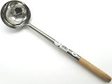 8 oz Chinese Cooking Ladle(Width: 4-1/2" x Length: 18") Size: Medium
