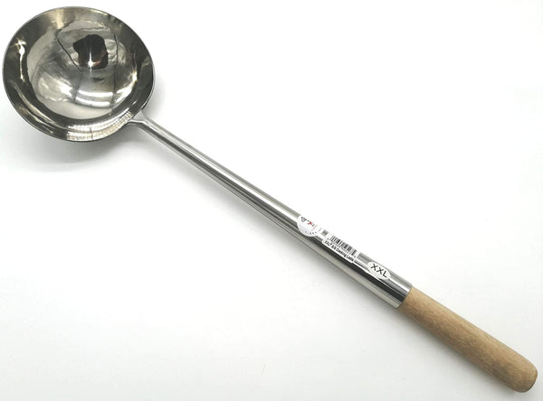 14 oz Chinese Cooking Ladle(Width: 5-3/4" x Length: 21-1/2") Size: XX-Large
