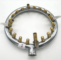 9 Inch High-powered Jet Burners With Lip (Natural Gas) (20 Brass Tip Jets Burners) (120,000 Btu)